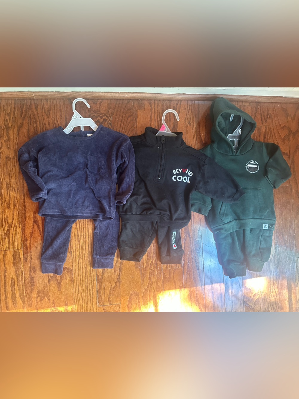 Disney 2-Piece Baby/Toddler Jogger Sets - Navy, Black & Forest Green